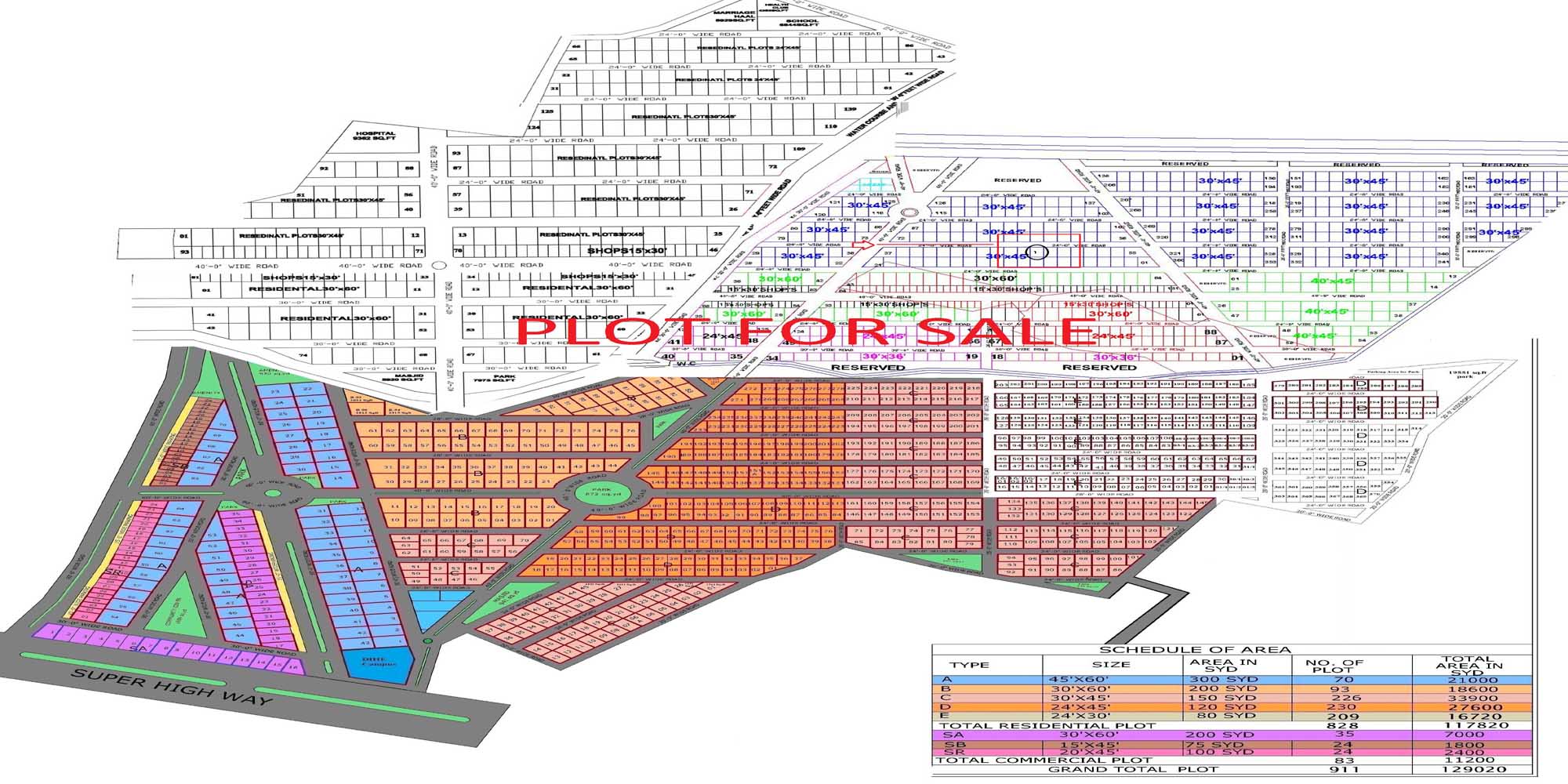 150 Sq Yard Plot NSC Phase-I C-46
